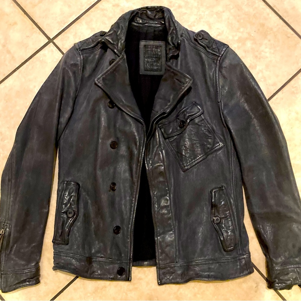 All Saint leather jacket I got for $500 selling for 250 but willing to negotiate